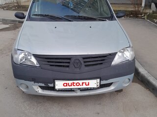 2007 Renault Logan I, серый, 195000 рублей, вид 1