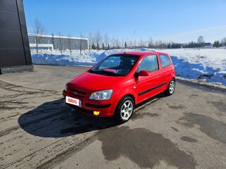 2003 Hyundai Getz I, красный, 330000 рублей, вид 1