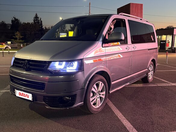 2010 Volkswagen Multivan T5 Рестайлинг, серебристый, 2250000 рублей