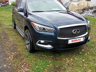 2017 Infiniti QX60 I Рестайлинг, синий, 2850000 рублей, вид 2