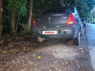 2007 Renault Logan I, серый, 99000 рублей, вид 4