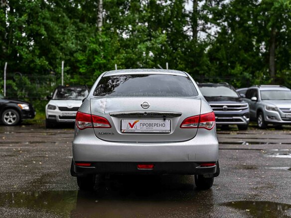 2013 Nissan Almera III (G15), серебристый - вид 3