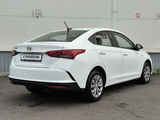 2020 Hyundai Solaris II Рестайлинг, белый, 1415000 рублей, вид 5
