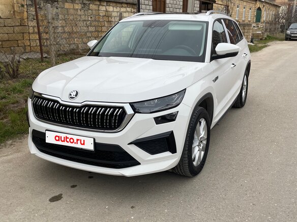2022 Skoda Kodiaq I Рестайлинг, белый, 3580000 рублей