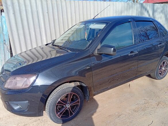 2013 Lada (ВАЗ) Granta I, чёрный - вид 5