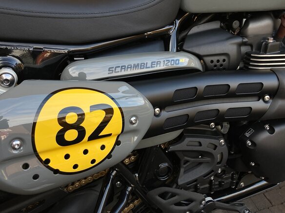 2023 Triumph Scrambler, серый - вид 14