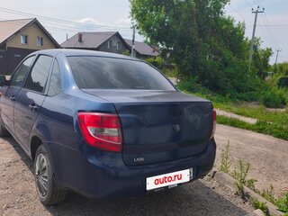 2013 Lada (ВАЗ) Granta I, синий, 340000 рублей, вид 3
