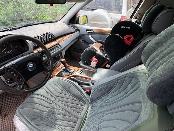 2003 BMW X5 3.0i I (E53), серый - вид 11