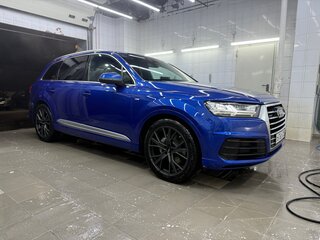 2016 Audi Q7 II (4M), синий, 3300000 рублей, вид 2