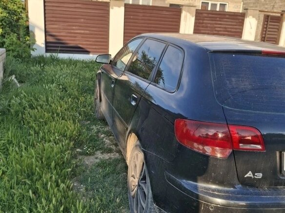 2004 Audi A3 II (8P) Рестайлинг 1, чёрный - вид 2