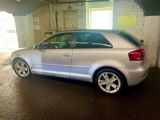 2008 Audi A3 II (8P) Рестайлинг 1, серебристый, 1300000 рублей, вид 3