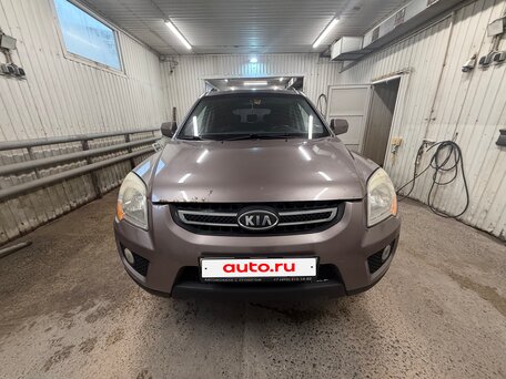 2008 Kia Sportage II Рестайлинг, бежевый, 850000 рублей, вид 2