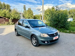 2012 Renault Logan I Рестайлинг, синий, 268000 рублей, вид 3