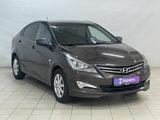 2016 Hyundai Solaris I Рестайлинг, коричневый, 1070000 рублей, вид 2