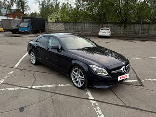 2015 Mercedes-Benz CLS 350 BlueTEC II (C218) Рестайлинг, синий, 2770000 рублей, вид 4