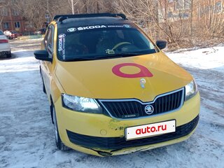 2018 Skoda Rapid I Рестайлинг, жёлтый, 1000000 рублей, вид 2