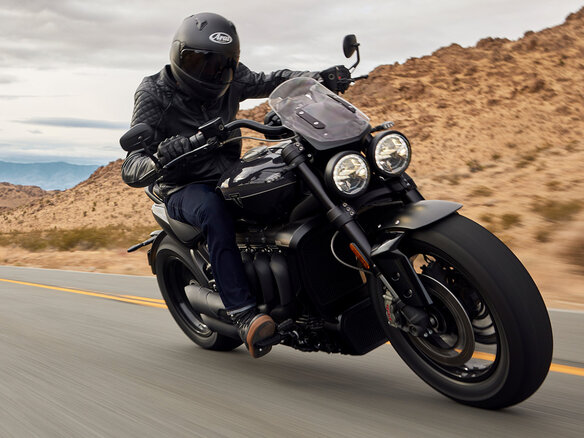 2026 Triumph Rocket 3, чёрный, 3990000 рублей - вид 13