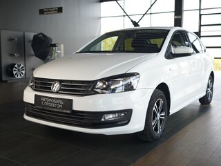 2019 Volkswagen Polo V Рестайлинг, белый, 1000000 рублей, вид 1