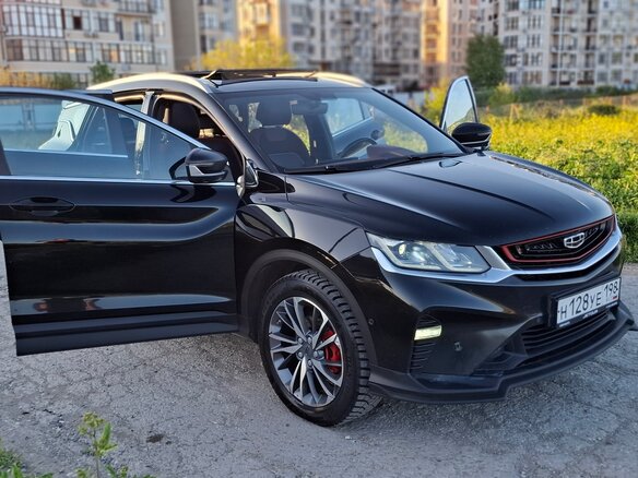 2021 Geely Coolray I, чёрный, 1270000 рублей - вид 6