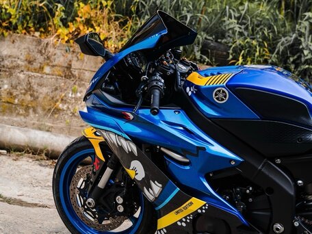 2020 Yamaha YZF-R6, синий, 1300000 рублей, вид 5