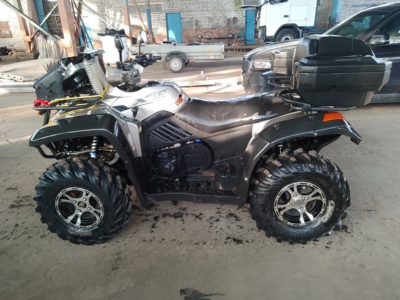 2014 CFMoto CF600-X6, серебристый, 580000 рублей - вид 7