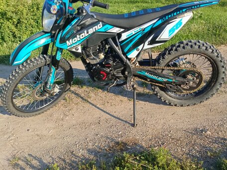 2023 Motoland CRF250 Enduro, голубой, 120000 рублей, вид 2
