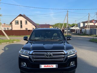 2016 Toyota Land Cruiser 200 Series Рестайлинг 2, чёрный, 4900000 рублей, вид 2