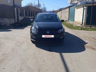 2016 Volkswagen Polo V Рестайлинг, синий, 785000 рублей, вид 2