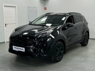 2021 Kia Sportage IV Рестайлинг, чёрный, 2630000 рублей, вид 1
