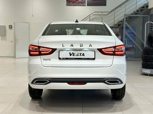 2026 Lada (ВАЗ) Vesta I Рестайлинг (NG), белый - вид 3
