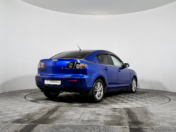 2007 Mazda 3 I (BK) Рестайлинг, синий, 355000 рублей - вид 4