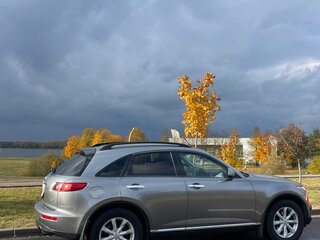 2007 Infiniti FX35 I (S50) Рестайлинг, серебристый, 990900 рублей, вид 3