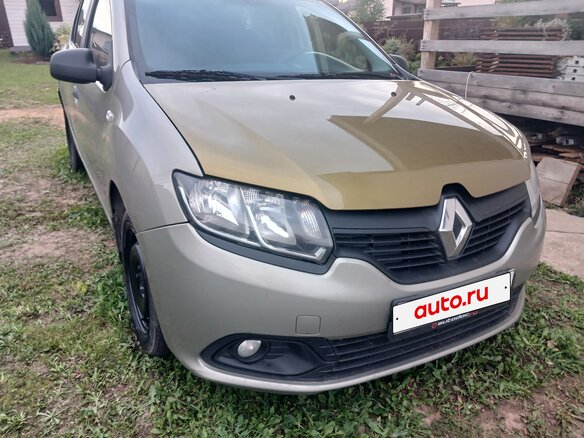 2014 Renault Logan II, бежевый, 350000 рублей - вид 5