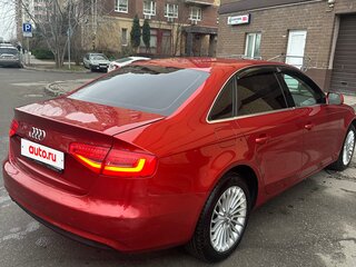 2013 Audi A4 IV (B8) Рестайлинг, красный, 1100000 рублей, вид 4