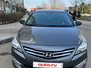 2015 Hyundai Solaris I Рестайлинг, серый, 857000 рублей, вид 3