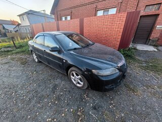 2004 Mazda 6 I (GG), чёрный, 250000 рублей, вид 3