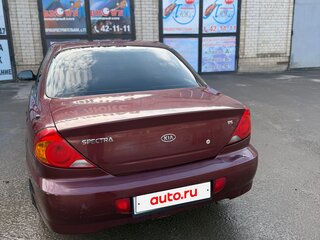 2007 Kia Spectra I Рестайлинг 2, красный, 400000 рублей, вид 5