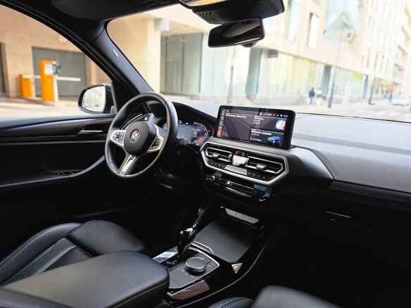 2022 BMW X3 20d xDrive III (G01) Рестайлинг, синий - вид 6