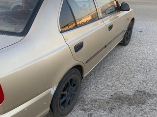 2005 Hyundai Accent ТагАЗ II, бежевый, 250000 рублей, вид 5