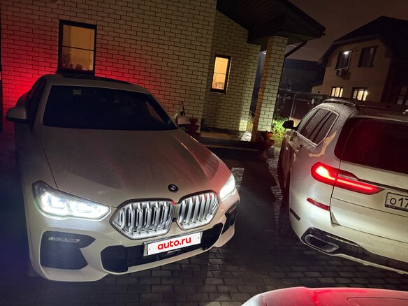2021 BMW X6 40d III (G06), белый, 6200000 рублей - вид 7