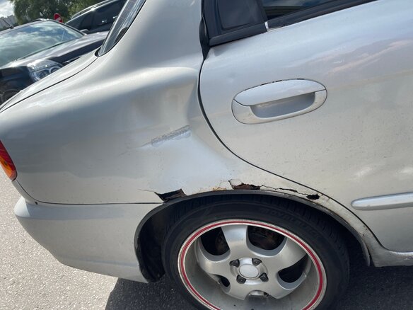 2006 Kia Spectra I Рестайлинг 2, серый, 250000 рублей - вид 6
