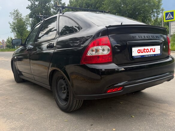 2008 Lada (ВАЗ) Priora I, чёрный - вид 6