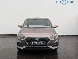 2019 Hyundai Solaris II, коричневый, 949000 рублей, вид 2