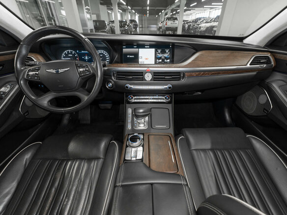 2019 Genesis G90 I Рестайлинг, чёрный, 2690000 рублей - вид 7