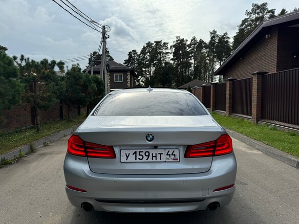 2019 BMW 5 серии 520d xDrive VII (G30/G31/G38), серый - вид 7