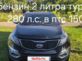 2012 Kia Sportage III, чёрный, 1450000 рублей, вид 2
