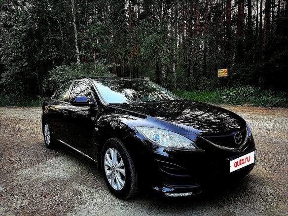 2011 Mazda 6 II (GH) Рестайлинг, чёрный, 1350000 рублей - вид 1