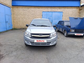 2015 Lada (ВАЗ) Granta I, серебристый, 350000 рублей, вид 2