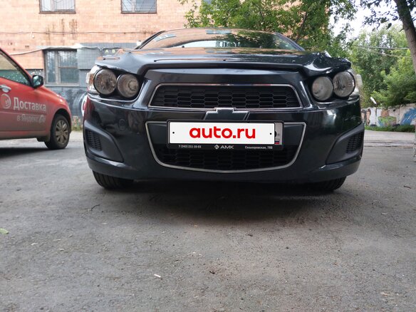 2012 Chevrolet Aveo II, чёрный, 540000 рублей - вид 3