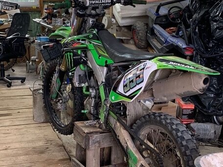 2015 Kawasaki KX 250, зелёный, 370000 рублей, вид 2